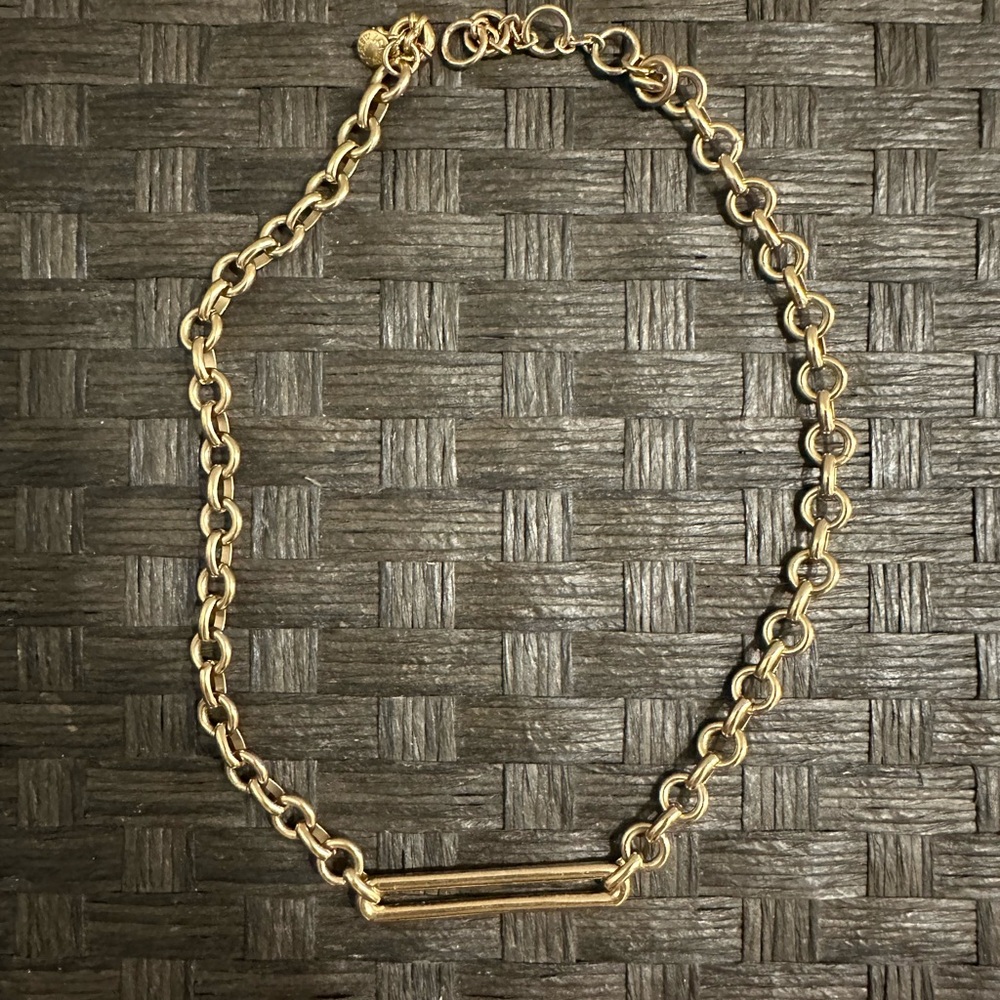 J. Crew Gold Necklace with Minimalist Chain Design